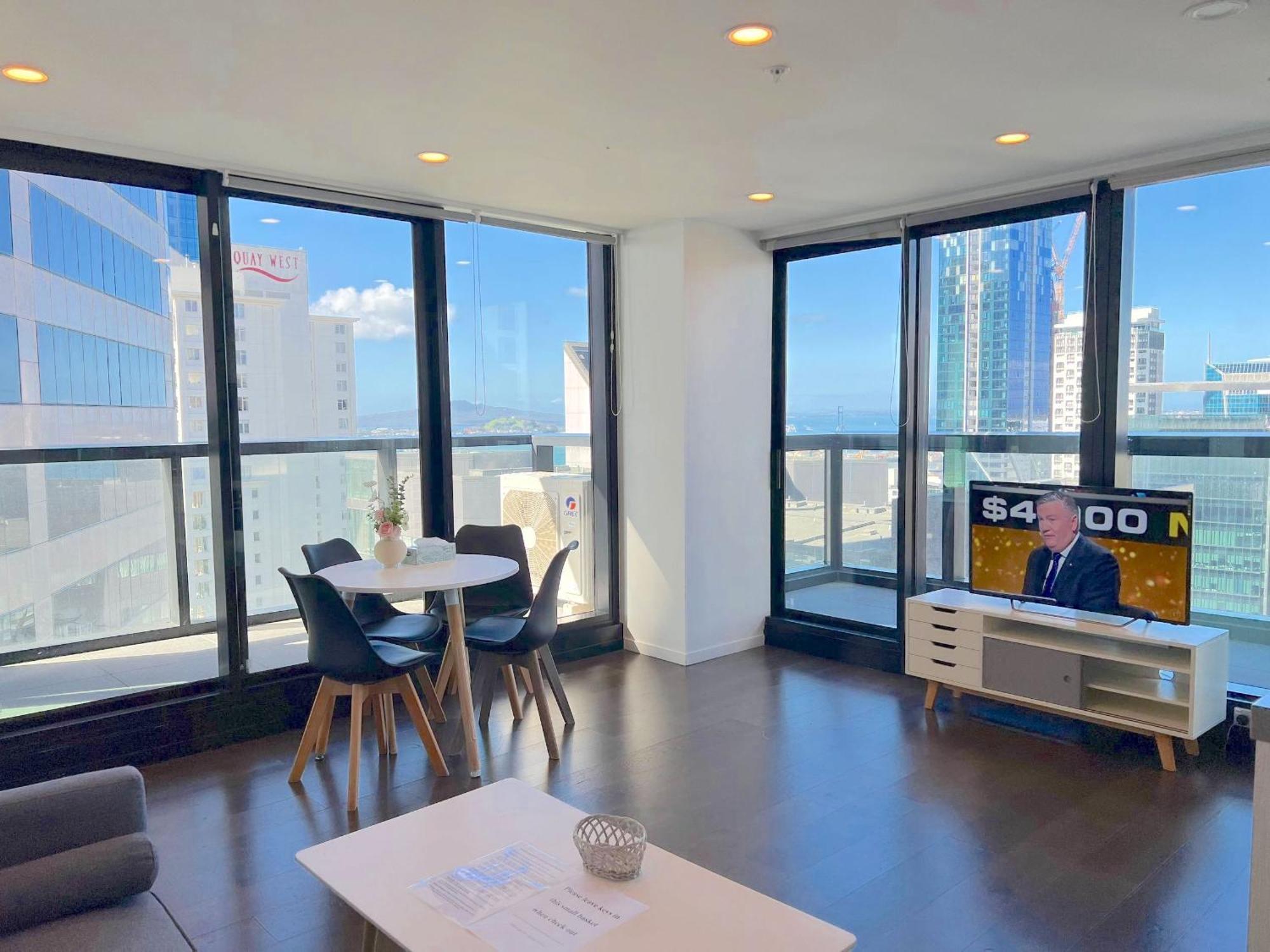 Magnificent Skytower, Sea, Habour View In Cbd Διαμέρισμα Όκλαντ Εξωτερικό φωτογραφία