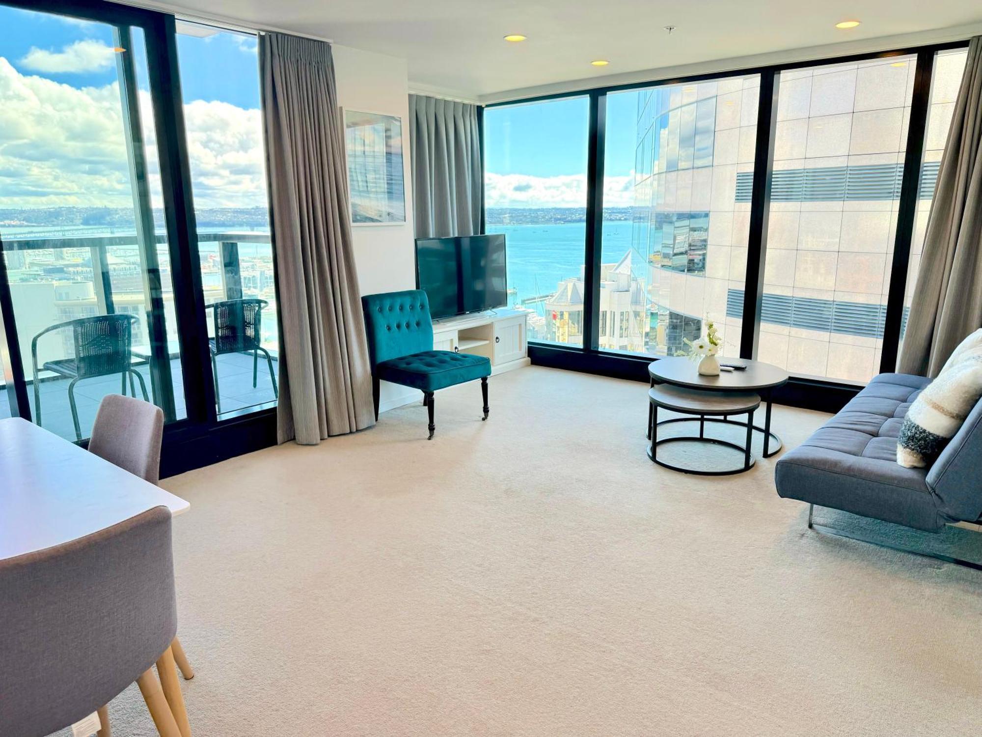Magnificent Skytower, Sea, Habour View In Cbd Διαμέρισμα Όκλαντ Εξωτερικό φωτογραφία