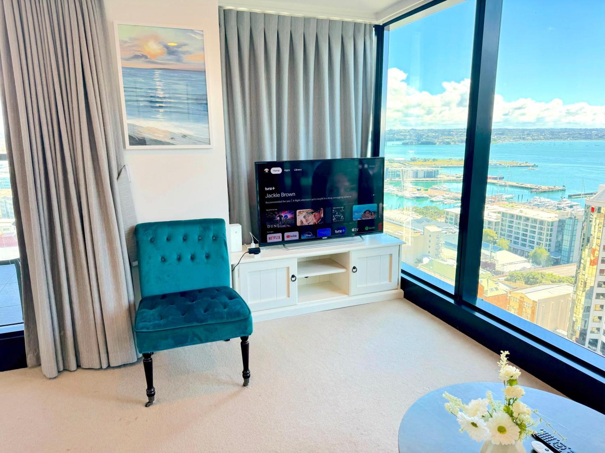 Magnificent Skytower, Sea, Habour View In Cbd Διαμέρισμα Όκλαντ Εξωτερικό φωτογραφία